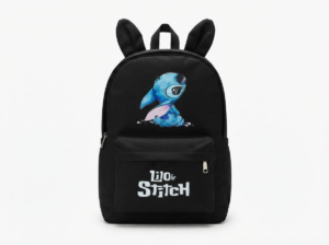 Çantë Shkollore Stitch e Zezë TS-1